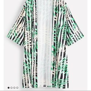 Swim - Tropical print kimono swimwear coverup Swim - Tropical print kimono swimwear coverup